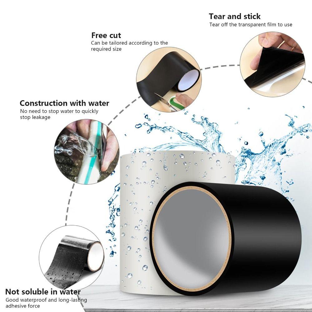 Self Adhesive Waterproof Tape Super Strong Stop Leak Tape Super Glue Tape  Water Pipeline