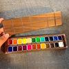 24grid 2ml Professional Grade Transparent Watercolor Pigment Packaging Box Art Supplies Outdoor Painting Watercolor Palette Tool