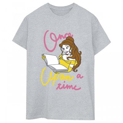 Womens/Ladies Once Upon A Time Belle Boyfriend T-Shirt