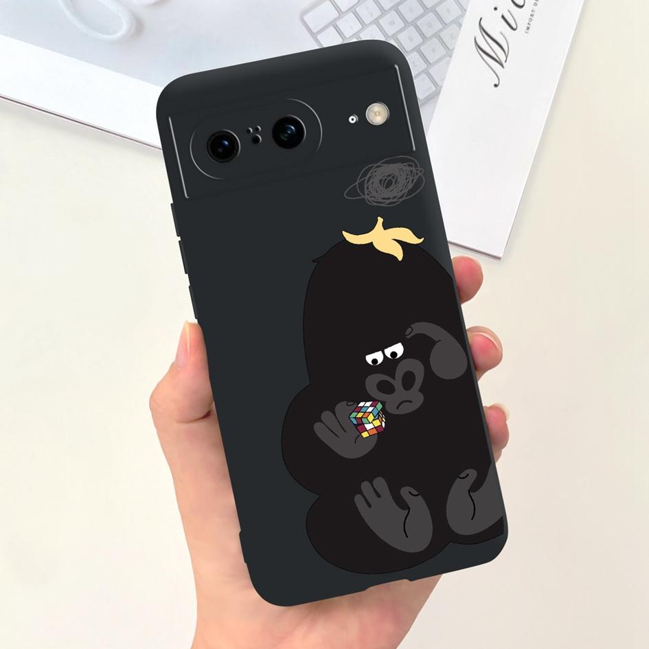 For Google Pixel 8 Pro Case GC3VE G1MNW Soft Silicone Rubber Protector Cover For Google Pixel 8 8A Bumper Pixel8 8Pro Phone Case