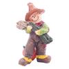 Pumpkin Scarecrow Figurine Handcrafted Resin Statue Fall Harvest Decoration Home Garden Thanksgiving Decor