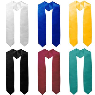 183Cm University Graduation Season Ribbon Ceremonial Shoulder Strap, Solid Color Honorary Award Satin Shawl Gift 2026