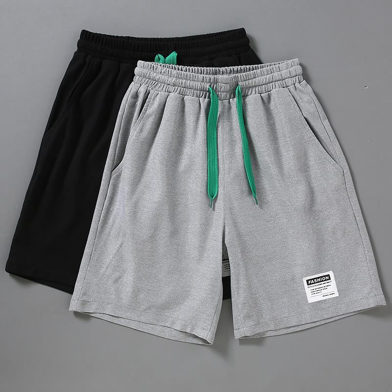 Plus Size Big & Tall Men's Summer Lightweight Cotton Loose-Fit Beach Shorts Mid-Length Casual