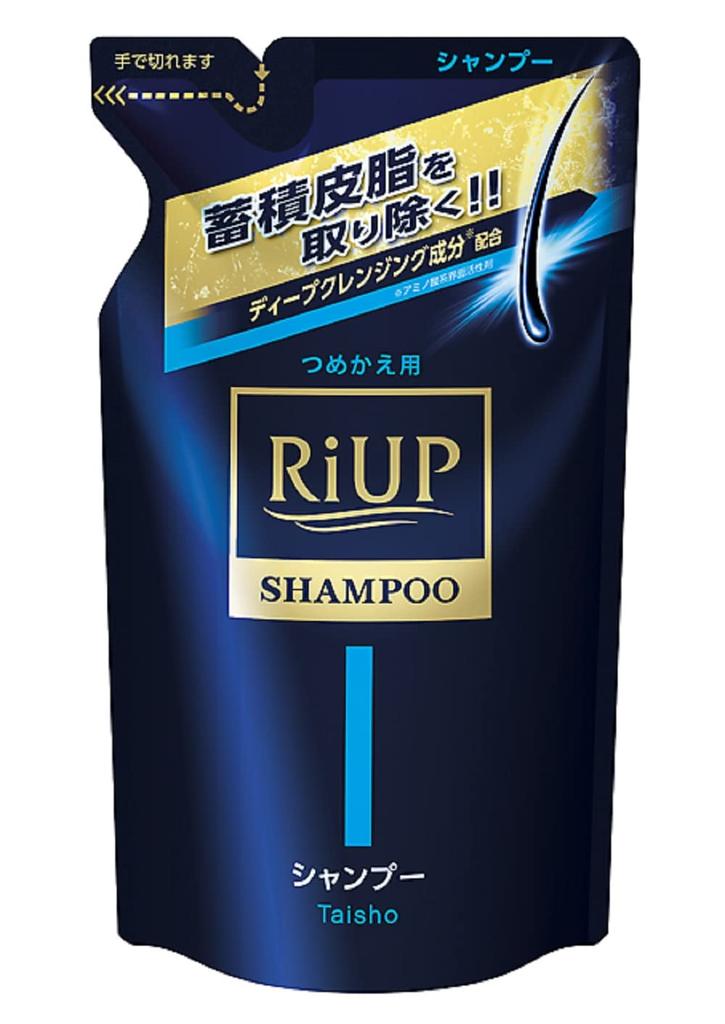 Taisho Pharmaceutical RiUP Scalp Shampoo Refill Relieves scalp and scalp cleanses replenishes and combats sweat and sebum (350mL) - dandruff,