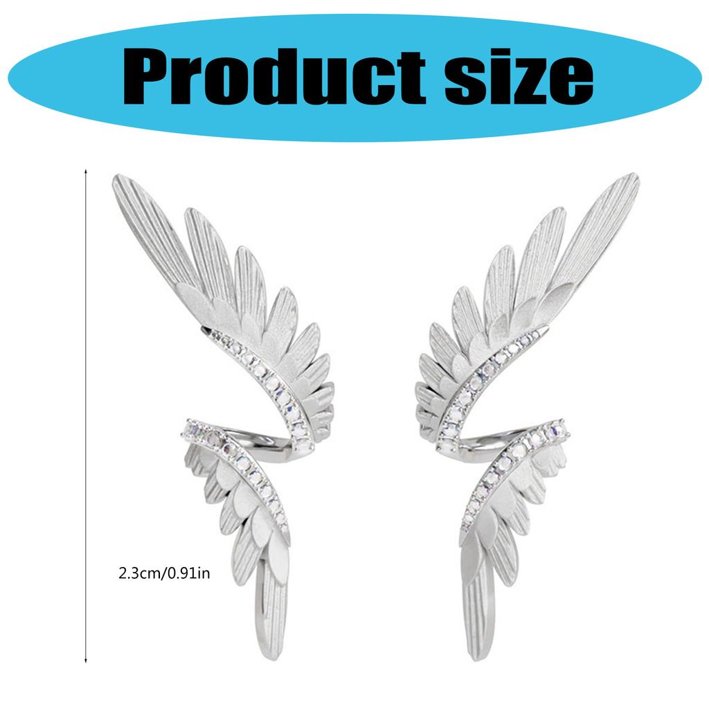 Stylish Wings Women Earrings Unique Asymmetrical Earrings Wedding Earrings Pendant Earrings Present for Woman Girls
