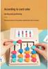 Four-Color Maze Double-Sided Game Board: Montessori Logical Thinking Toy for Ages 3-6