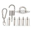 360 Degree Rotation Hammock Hook Swing Chair Hanging Stainless Steel Set for Sandbag LightHook Set