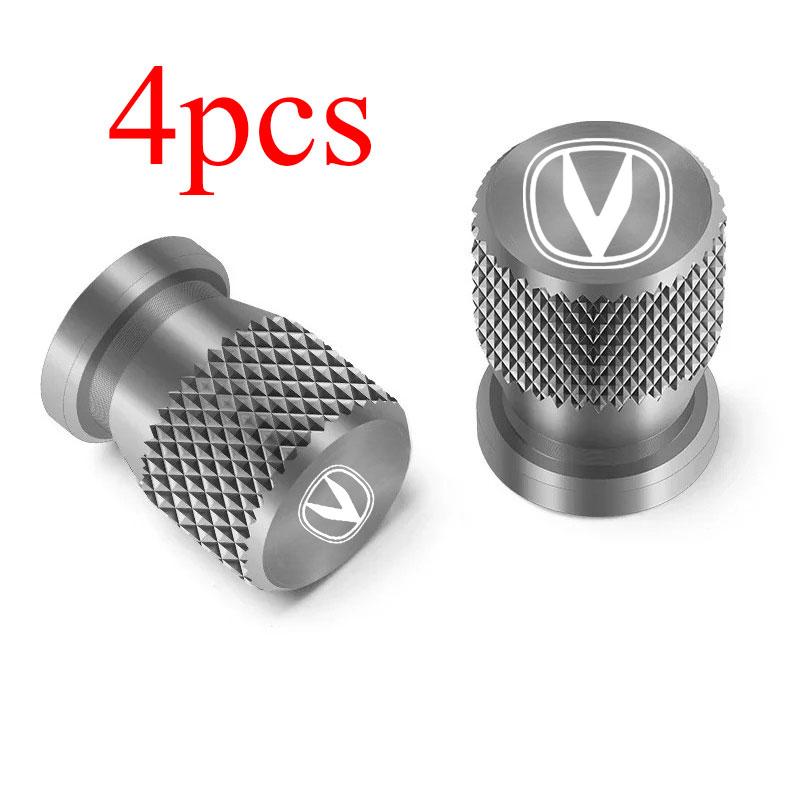 

Car Accessories 4pcs Aluminum Car Wheel Tire Valve Cap Covers For Changan CS35 Plus CS55 PLUS CS75 PLUS Eado UNI-T UNI-K 2025 темно серый