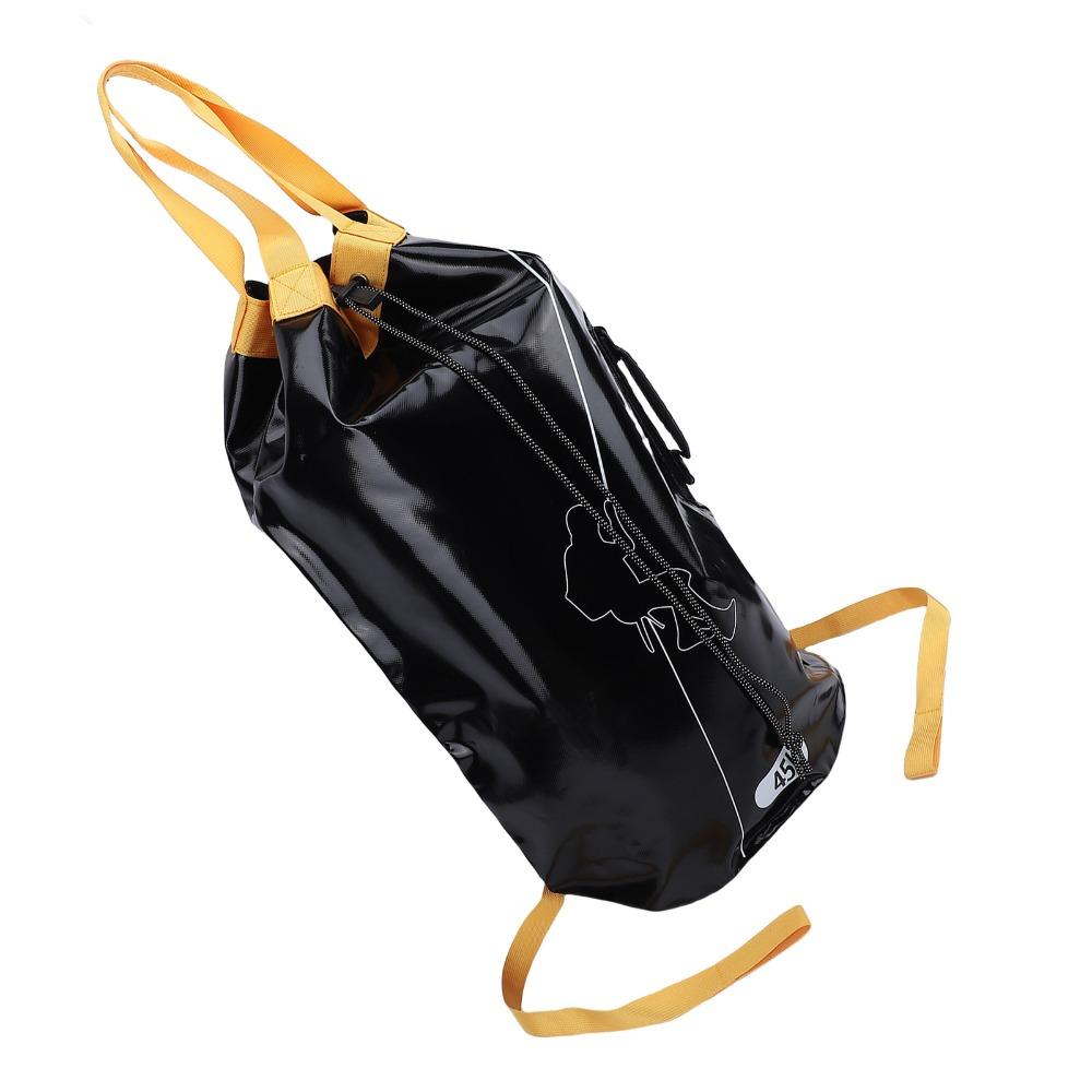 Wide Opening Caving Rope Bag Drawstring Closure Rescue Rope Backpack  Caving Exploration