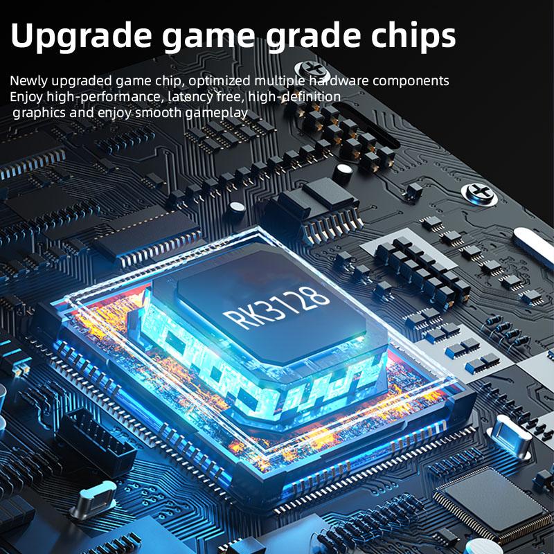 XF43 Retro Handheld-Spielekonsole Linux-System 4,3 Zoll IPS-Bildschirm Tragbarer Taschen-Videoplayer 64 GB 128 GB Spiele