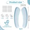 Toilet Seat Cover, Thick and Elastic Bathroom Toilet Seat Cushion Soft Polyester Fiber Sponge Cushioned Lid Cover, Non-Slip Washable Reble Comfort