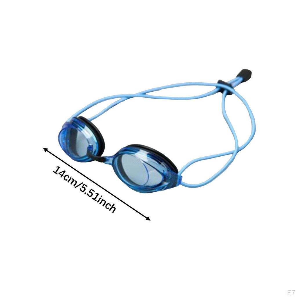 Swim Goggles Anti Fog Comfortable Adjustable Headband Wide View No Leaking Swimming Glasses Eyewear