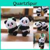 Ultra-soft Plush Panda Keychain Mini Cute Bag Charm Stuffed Toy