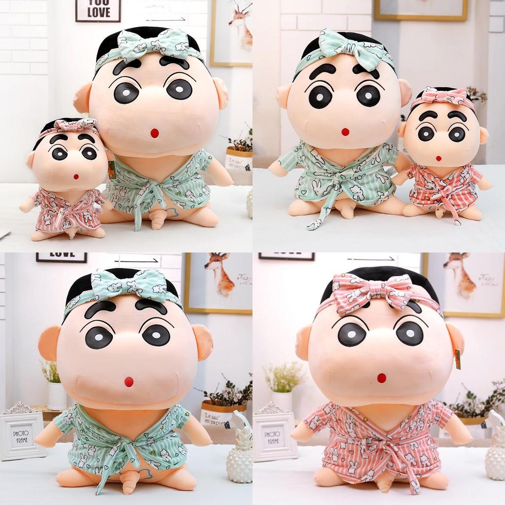 Crayon Shin Chan Cartoon Plush Toy Stuffed Doll Kid Bathrobe Character Dress Up