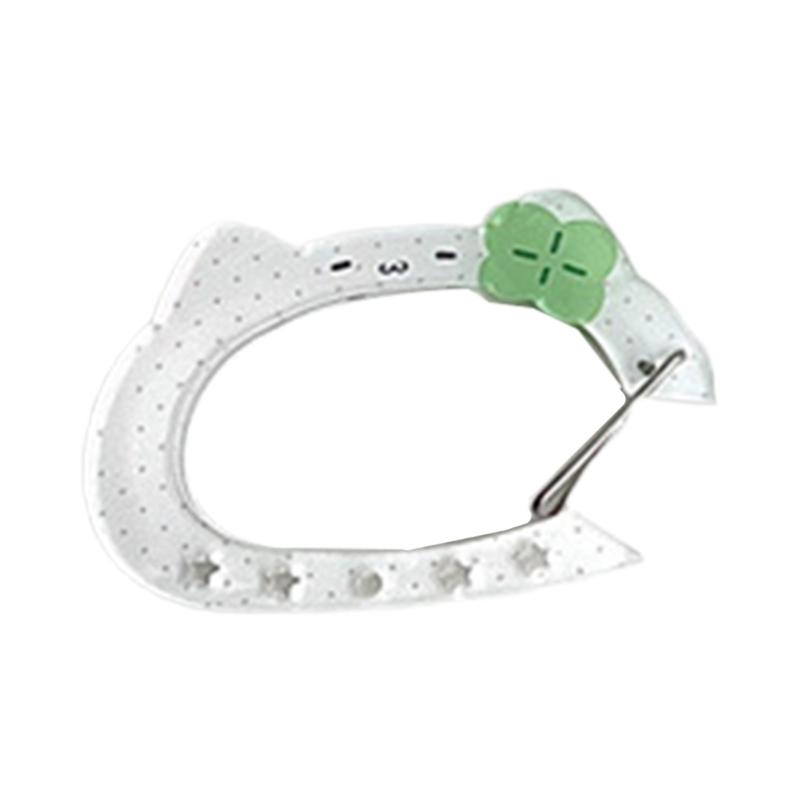

Carabiner Clip for Keys and Small Items Acrylic Pendant for Backpack Handbook Decoration Ita Bag Buckle Accessory