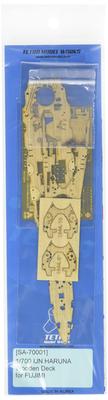 Tetra Model Works Japanisches Schlachtschiff Haruna Holzdeck mit Teilen 1/700 Fotogeätzt