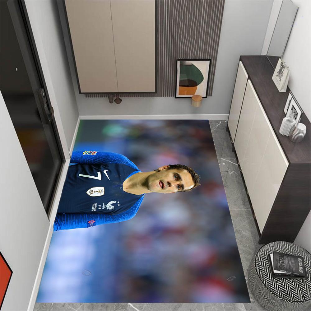 Atletico Madrid's Player Action Carpet Perfect for Decorate room Outdoor Hallway Bedrooms Anti-slip Rug Decorate Offices Best for Christmas