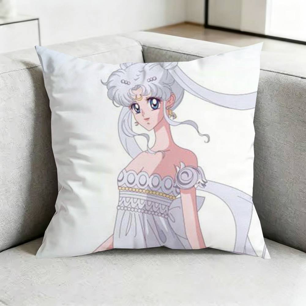 Sailor MMoon AAnime Pillow Case Square DoubleSided Sofa Cushion Cover Bedroom Bedside Pillow Gift