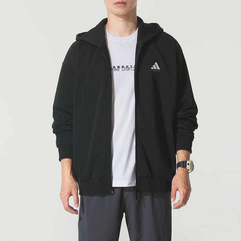 

Adidas KB3064 Unisex Hooded Basketball Jacket L