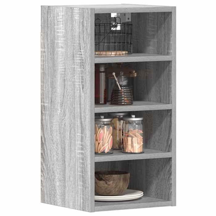 VidaXL Wall-mounted Cabinet "Riga" Sonoma Grey 30 X 29.5 X 60 Cm Engineered Wood 854171