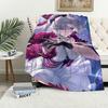 Game Wuthering Waves Carlotta Blanket Plush Nap Sofa Rug for Living Room Warm Office Bedroom Birthday Home Travel Kid Gifts