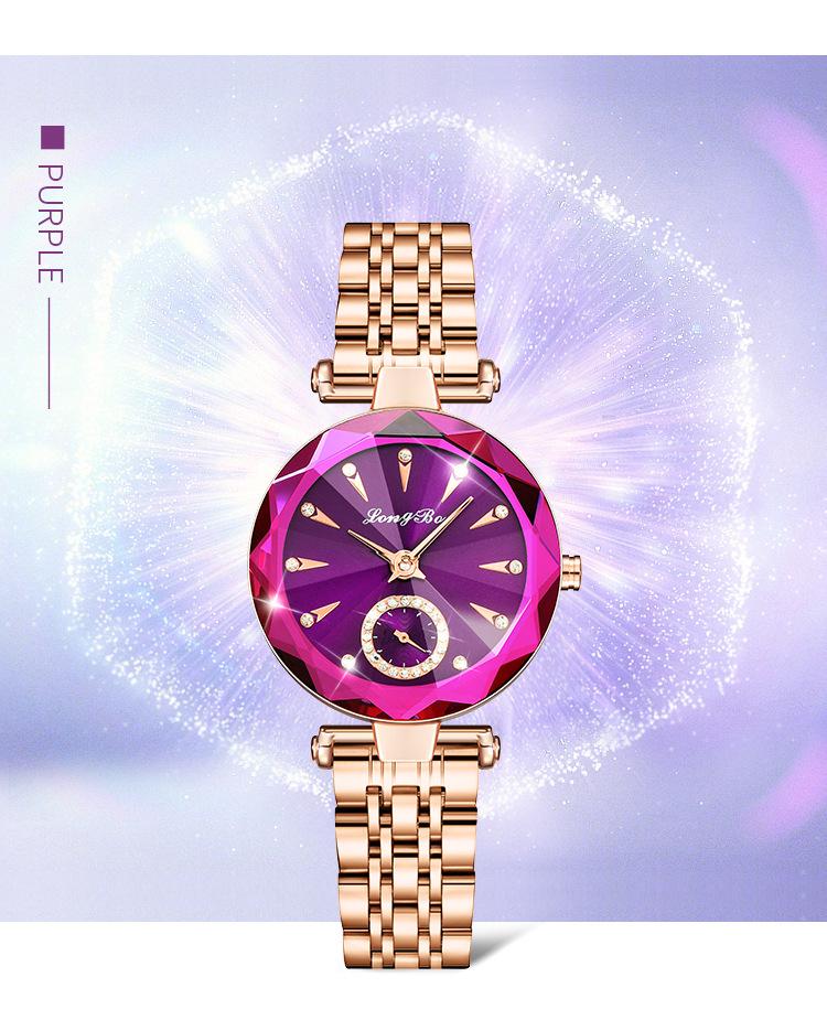 Longbo Women's Waterproof Fashion Quartz Watch with Live Broadcast and Minimalist Design