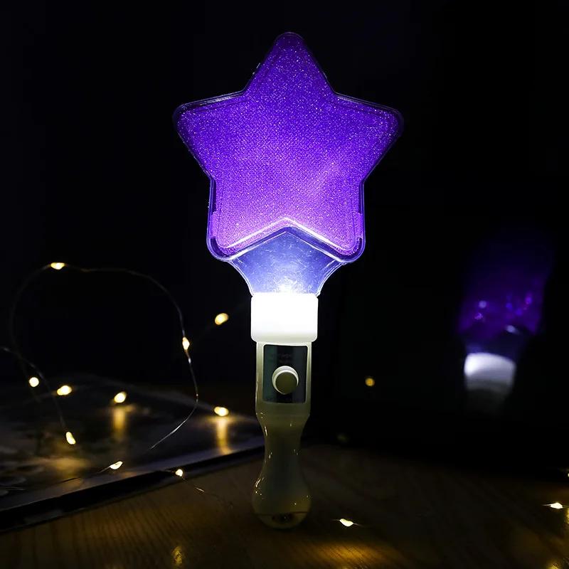 Glowing LED Magic Star Wand Gifts Luminous Party Decoration Light Stick Kids Boys Girls Happy Fluorescent  Birthday Party Decors