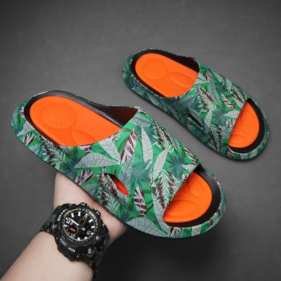 Unisex House Slippers Summer Women Outdoor Casual Beach Slides Thick Sole Home Non-Slip Men Bathroom Shoes Flat Bottom Sandals