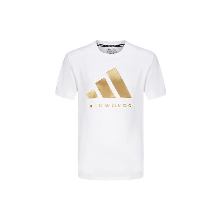 Adidas T Shirt Unisex White Gold adiCLTS24TKP-WG