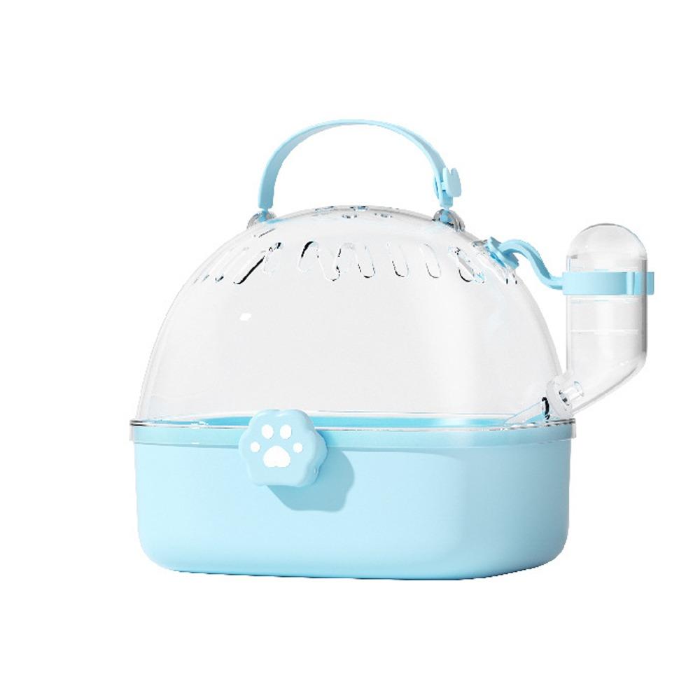 Transparent Hamster Cage Breathable Pet House Carry Holder Pet Carriers Cage  for Small Pet