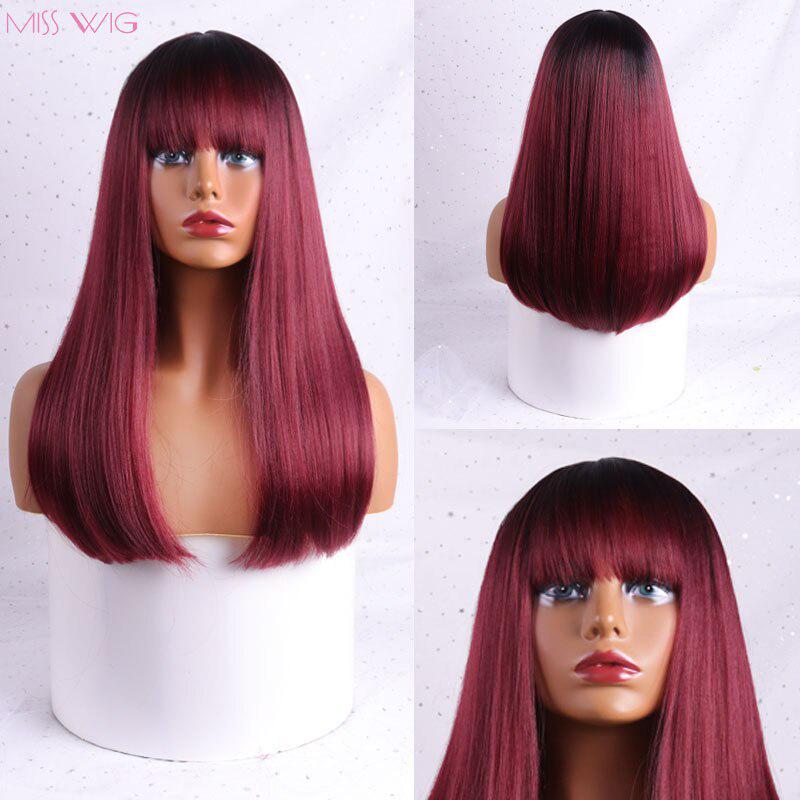 

Женский парик XINRAN из длинных синтетических волос 6