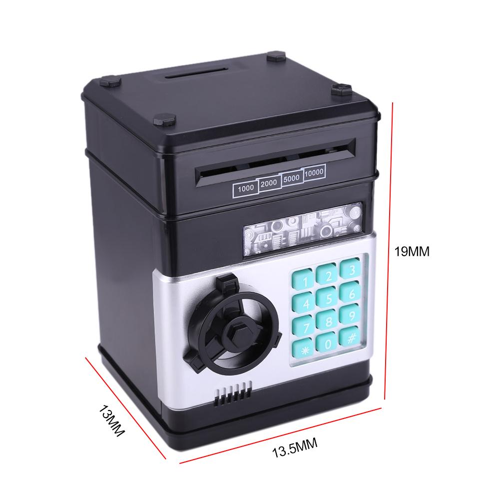Otomatik Elektronik Kumbara ATM Şifresi Para Kutusu Nakit Para Tasarruf Kutusu