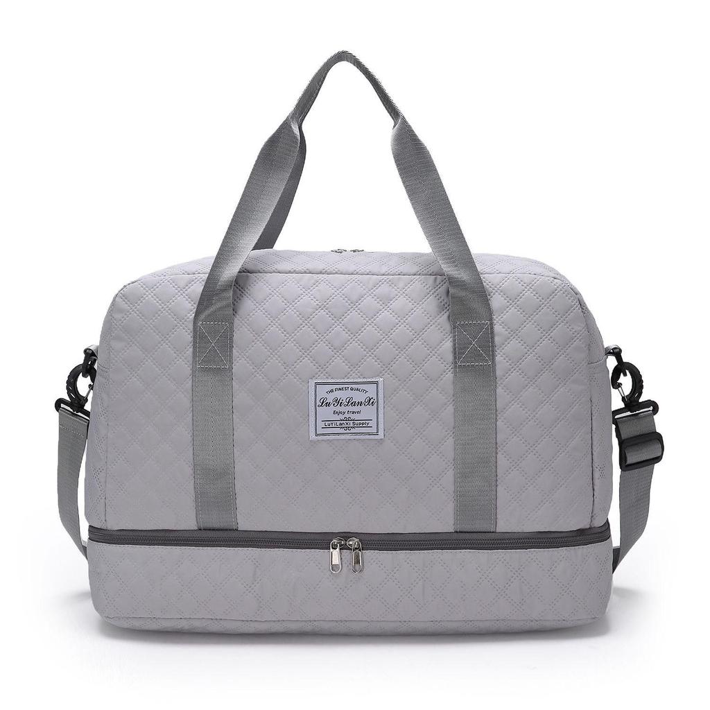 Deluxe Large Capacity Duffel Bag - Multi-functional Shoulder and Crossbody Tote Bag with Wet and Dry Pockets,Dual Side Pockets for Travelling