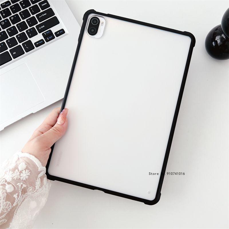Coque rigide en PC pour Samsung Galaxy Tab A9+ 11  plus 8.7  SM-X210 X110 Housse de tablette A9 Tab S10 S9 FE 10.9  S8 11  S7 Plus 12.4  Dos funda A11 plus(11)SM-X236B noir