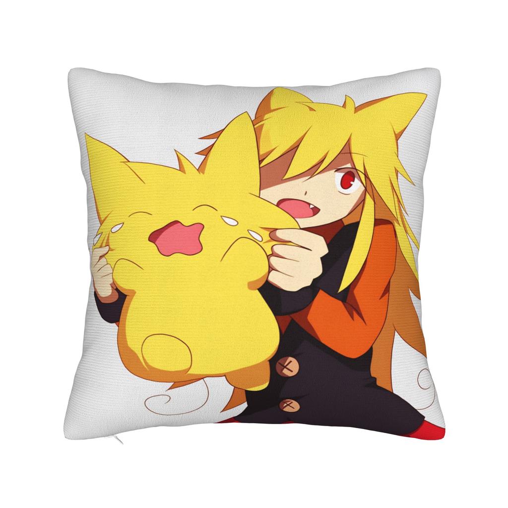 Horror Game M-Mogekos C-Castleds Pillow Case Soft Pillow Cover Vintage Pillowcases For Sofa Couch Bed Living Room