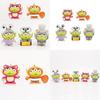 Adorable Three-eyed Alien Figurine In Various Character Costumes Fun Collectible