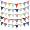 Nordic Star Cotton Triangle Flag Banner for Wedding or Kindergarten Decor