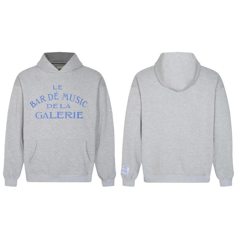 Graffiti Letter Print Hooded Sweatshirt Jacket Men Loose Fit Streetwear Long Sleeve Cotton Pullover