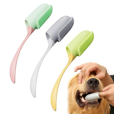 Finger Dog Toothbrush Gum-friendly Soft Pet Toothbrush Gentle Teeth Cleaning Brush