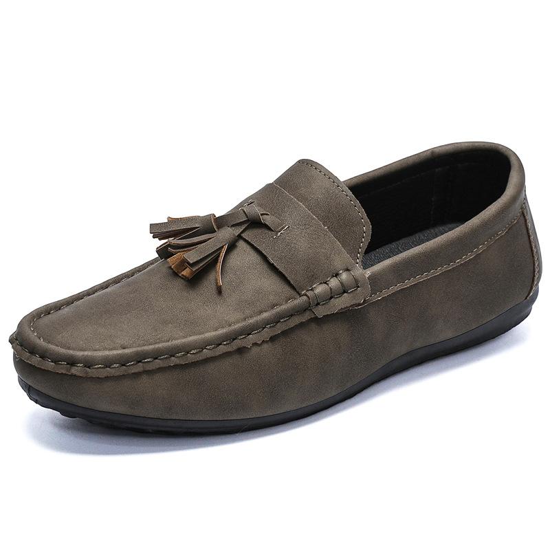 Fashion Brand Men Loafers 2025 New Men Casual Shoes Allmatch Flat Driving Shoe Elegant Men Business Shoe Fashion Soft Sole Social Shoes