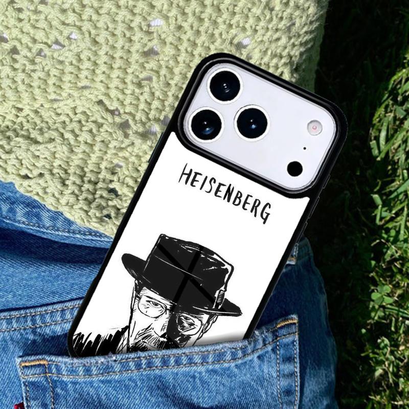 Heisenberg Breaking Bad Phone Case Cover Compatible with for IPhone 17air 16e 15 14 13 12 11Pro Max 17 Air