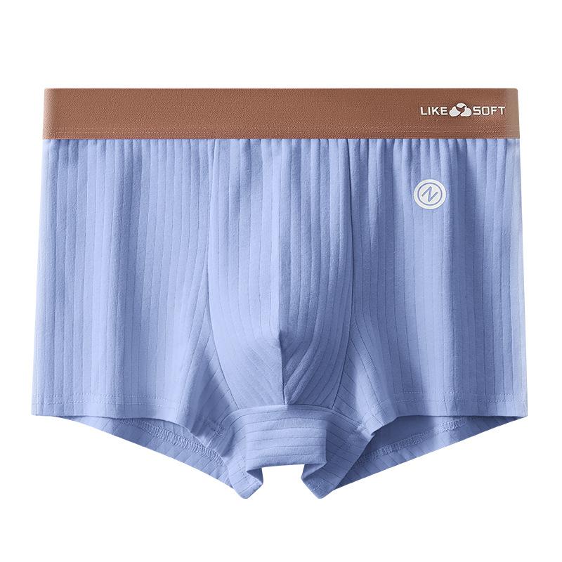Calzoncillos tipo bóxer para hombre con cintura elástica y bragas transpirables
