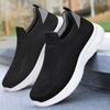 Shoes Men's Casual Shoes Summer New Comfortable One-pedal Shoes Men's Flying Woven Breathable Running Sneakers Fashion Trendy Shoes
