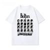 The Beatles Kurzarm-T-Shirt, Beatles Rockalbum, Retro Herren und Damen, Sommer Lässig und Trendy Baumwolle