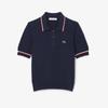 Lacoste Women's Color-Tipped Polo Sweater AF9283-55GGWI