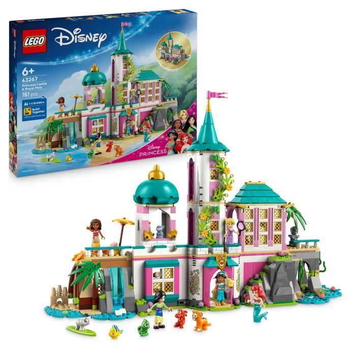 LEGO Disney 43267 Le Château des Princesses et les Animaux Royaux - dès 6 ans
