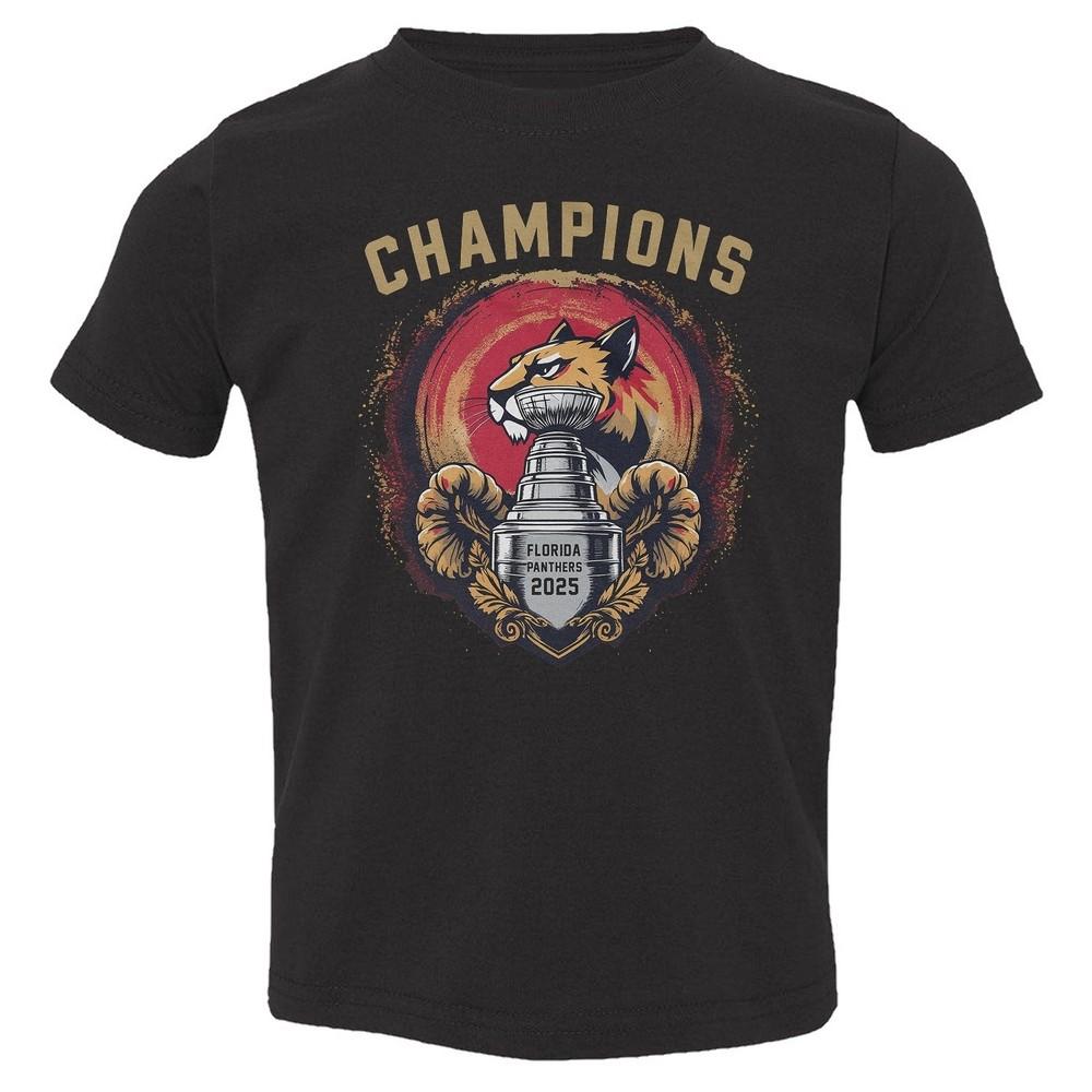 Чемпионы сезона 2025 по хоккею - Подарок для фанатов Флориды Детская футболка Унисекс футболка XL