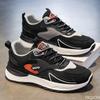 Spring  Autumn New Breathable Comfortable Mesh Sneakers MenTrendy Versatile Thick Bottom Casual Running Shoes