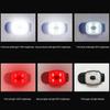 Outdoor Sports LED Clamp Lamp Cap Belt Flashing Clamp Light Mini Emergency Warning Light USB Charging For Fishing Hiking Running
