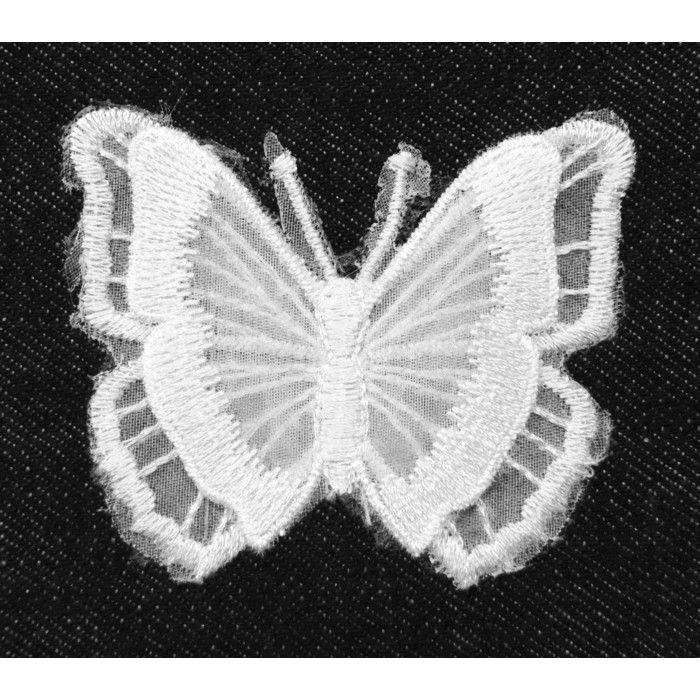Ki-Sign - Transfert thermocollant dentelle Papillon n°3 7,5x8 cm